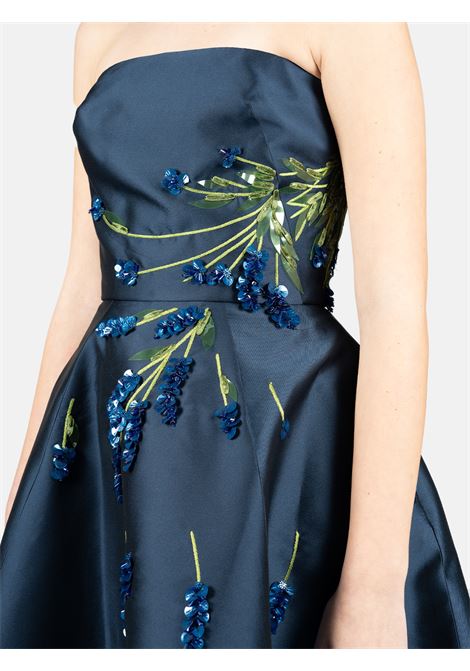 Abito da sera con ricamo lavanda multicolore Monique Lhuillier - donna MONIQUE LHUILLIER | 25257122